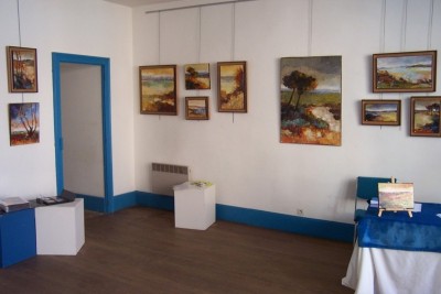 La Maison Bleue galerie d'exposition à Craon en sud Mayenne