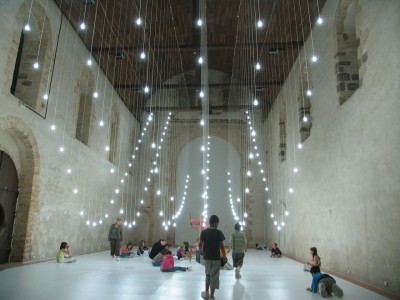 Exposition au centre d'art contemporain du Carré à Château-Gontier