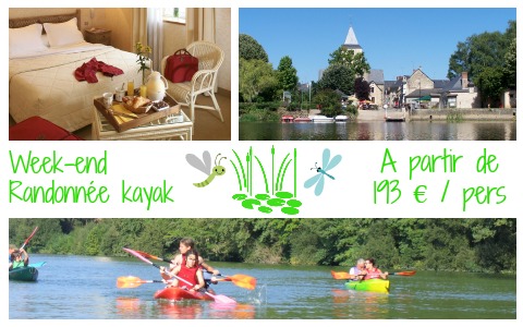 Séjour randonnée kayak en sud Mayenne