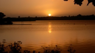 Soleil couchant à La Rincerie