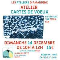 Atelier carte de voeux