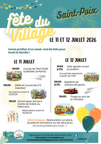 Fête du village à Saint-Poix