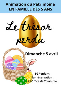 Atelier du patrimoine "Le Trésor Perdu"