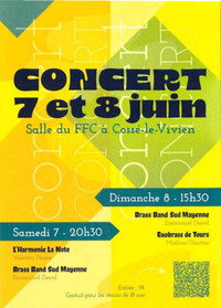 CONCERT - Brass Band, Exobrass, L'Harmonie La Note