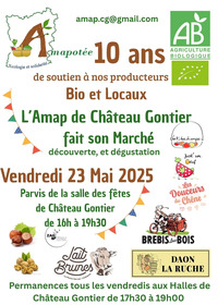 MARCHE DE PROCDUCTEURS - l'Amap de Château-Gontier fait son marché !