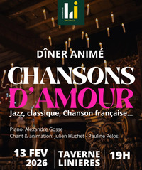 Dîner animé - Chansons d'amour