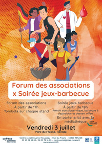 Forum des associations et soirée jeux barbecue