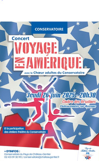 CONCERT CONSERVATOIRE - "Voyage en Amérique"