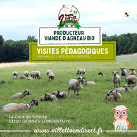 Visite de la ferme pédagogique - Villette en direct