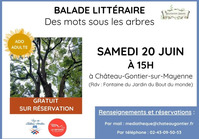 Balade littéraire « Des mots sous les arbres… »