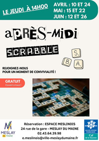 Après-midi scrabble