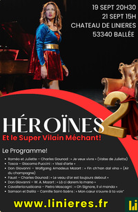 SPECTACLE LYRIQUE - Héroïnes 2 et le Super Vilain Méchant