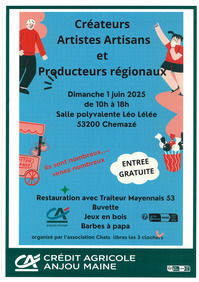 MARCHE - Créateurs, artistes-artisants et producteurs locaux