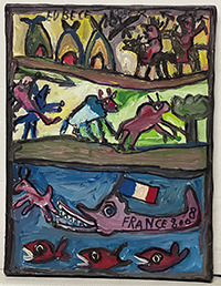 EXPOSITION - Jaber Al-Mahjoub à La Maison Bleue