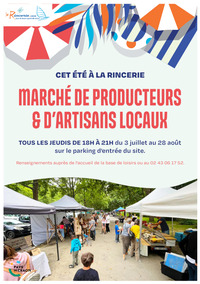 MARCHÉ ESTIVAL - Producteurs et artisans locaux