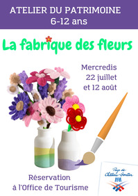 Atelier du patrimoine 6-12 ans "la Fabrique des Fleurs"