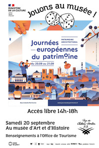 Journées Européennes du Patrimoine - « Jouons au musée ! »