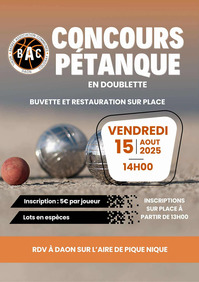 CONCOURS DE PÉTANQUE