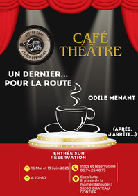 CAFÉ-THÉÂTRE - ODILE MENANT EN SCÈNE