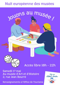 Nuit Européenne des Musées - Jouons au musée