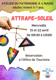 Atelier en famille (5/7ans) "Attrape soleil"