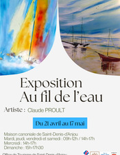Affiche exposition Claude PROULT - 1