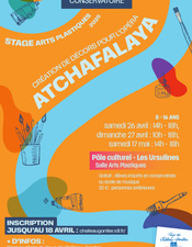 AFFICHE ATCHOUM ARTS PLASTIQUES
