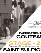 Coutellerie du Maine Anjou - stage 2j
