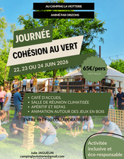 Affiche Journée Évènement Portes Ouvertes Centre Équestre Photo Simple Moderne Vert Jaune Orange - 1