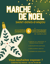 marché de noel st denis d'anjou
