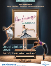 on s'amuse au musée affiche