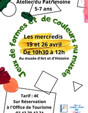 Atelier du Patrimoine 8-12 ans - 2
