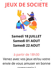 soirées JEUX DE SOCITE - 1