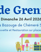 vide grenier la bazouge de chemere