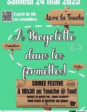 A4 A bicyclette dans les fermettes (210 x 297 mm) - 2025