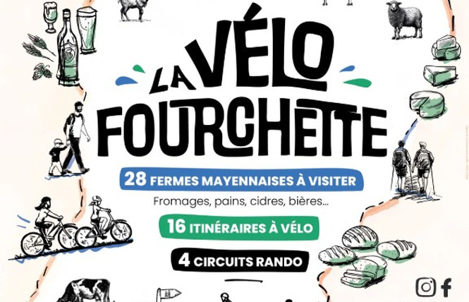 La Vélo Fourchette - Boucle n°11 - Ferme Brebis du Bois + Ferme de la Basse Beuvrie 1 - Chemazé