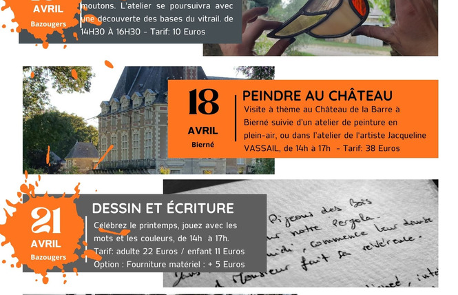 Atelier créatif : Peindre au Château 2 - Bierné-les-Villages